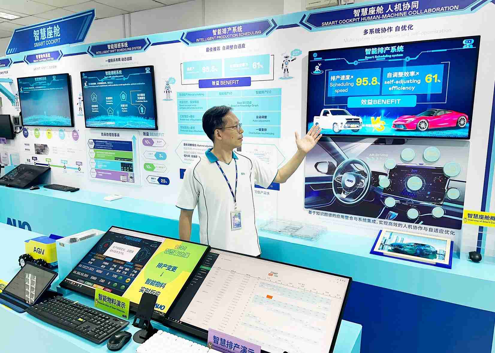 人生就是博厦门将5G+ABC技术串联生产管理全流程，，，，打通研发、、、、采购、、、、生管、、制程、、设备、、质量等产品全生命周期制造流程，，，，完成数字化设计、、、智慧供应链、、智能座舱、、、全流程设备管理、、、数据驱动优化、、智慧在线检测、、、、智慧品管等自适应生产模式升级